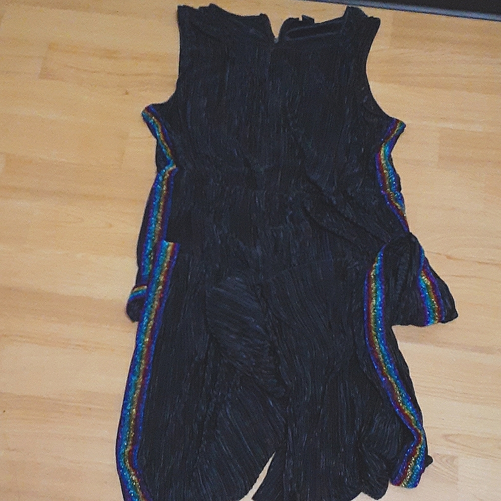Jumpsuit with rainbow sides